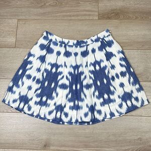 Vineyard Vines Blue and White Mini Skirt Size 00